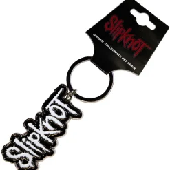 Online Slipknot White Logo Black Border - Avaimenperä Avaimenperät|Slipknot