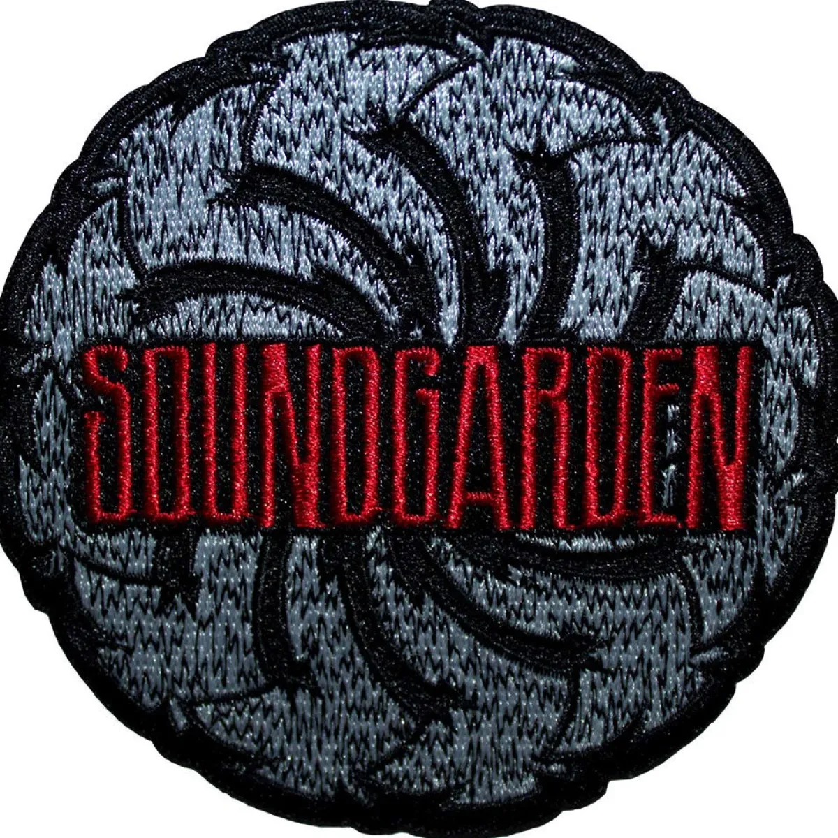 Sale Soundgarden: Logo Swirl B&W - Kangasmerkki Soundgarden|Kangasmerkit