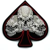 Sale Spade skulls - Kangasmerkki Rockabilly|Kangasmerkit