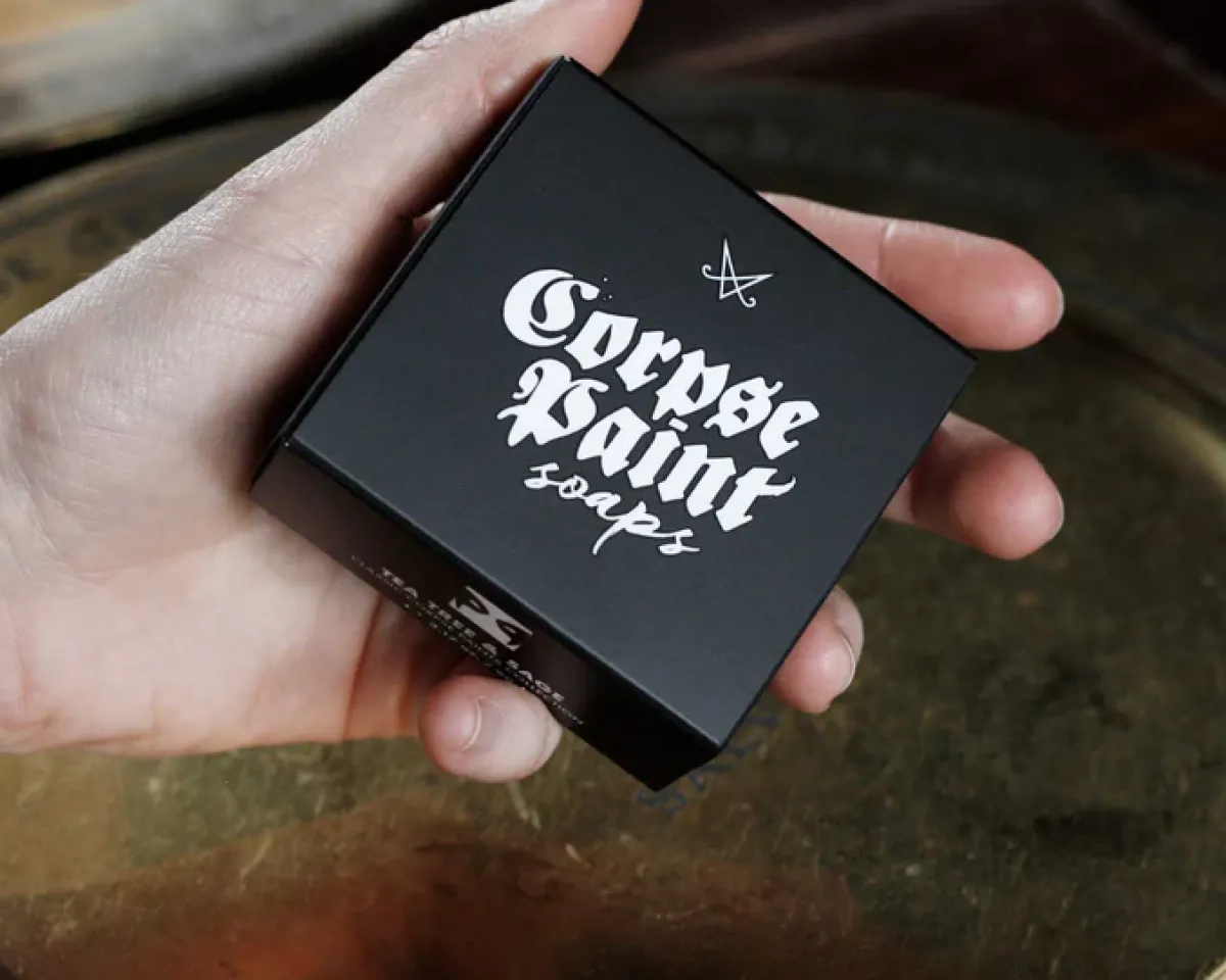 Online Spatanic Corpse Paint Teepuu-salviasaippua Goottikamaa|Äidille