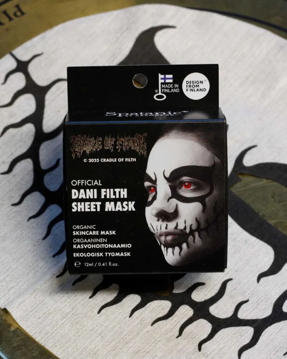 Online Spatanic Cradle of Filth Dani, kasvonaamiosetti 1kpl Goottikamaa|Festarikamaa