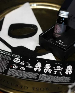 Clearance Spatanic Ghost Papa IV, kasvonaamiosetti 1kpl Goottikamaa|Festarikamaa