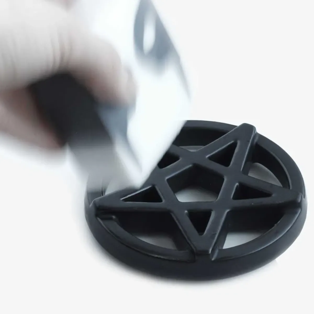 Outlet Spatanic Pentagrammi-saippualautanen, musta Goottikamaa|Äidille