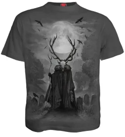 New Horned Spirit - T-paita, charcoal T-Paidat