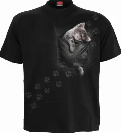 Outlet Pocket Kitten - T-paita Kissateema|T-Paidat