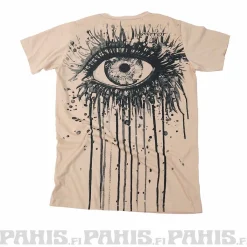 Discount Splatter - T-paita, beige Hippikamaa|T-Paidat