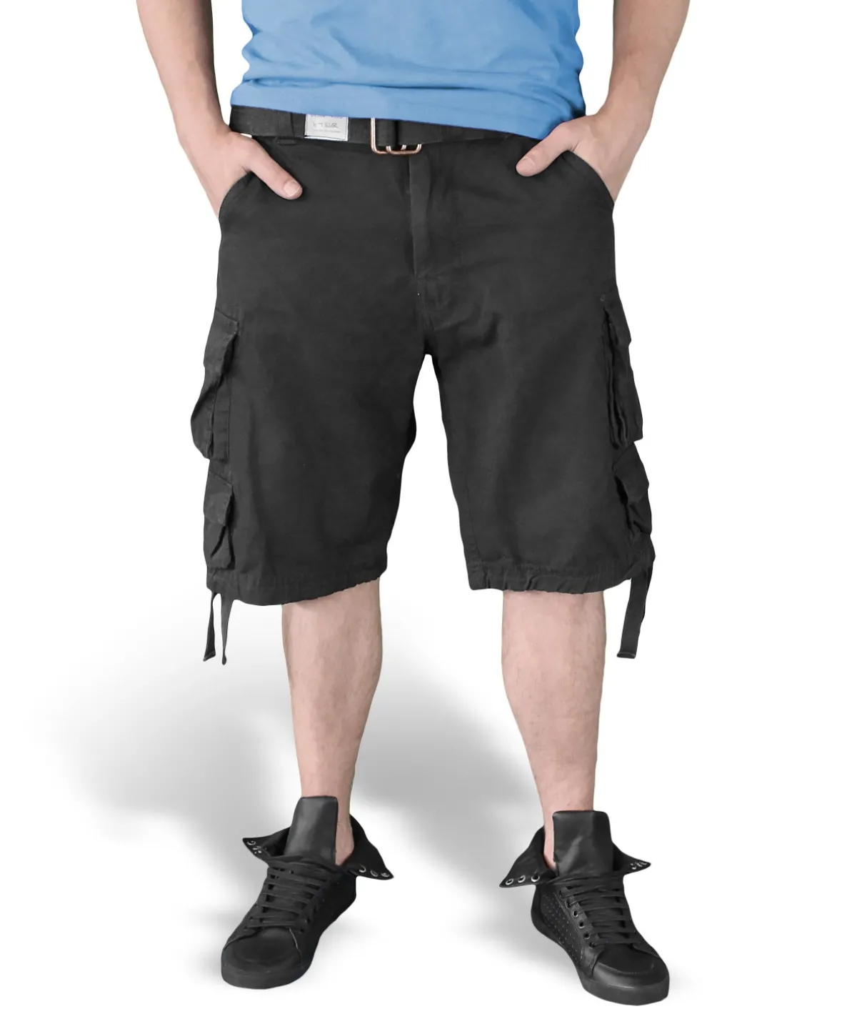Clearance Surplus Division - Shortsit, musta Urban Wear Katukamaa|Shortsit