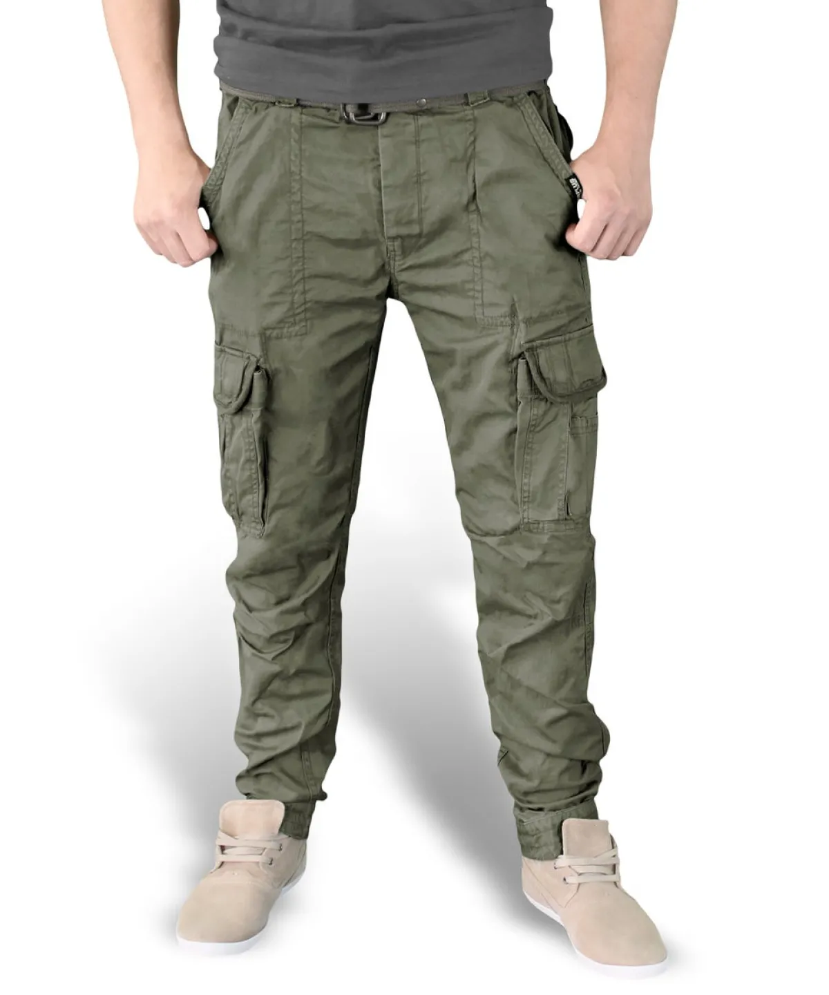 Sale Surplus Premium Slimmy - Reisitaskuhousut, Oliivi Reisitaskuhousut