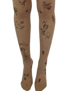 Clearance Tattoo Sailor Girl - Sukkahousut Sukkahousut|Urban Wear Katukamaa