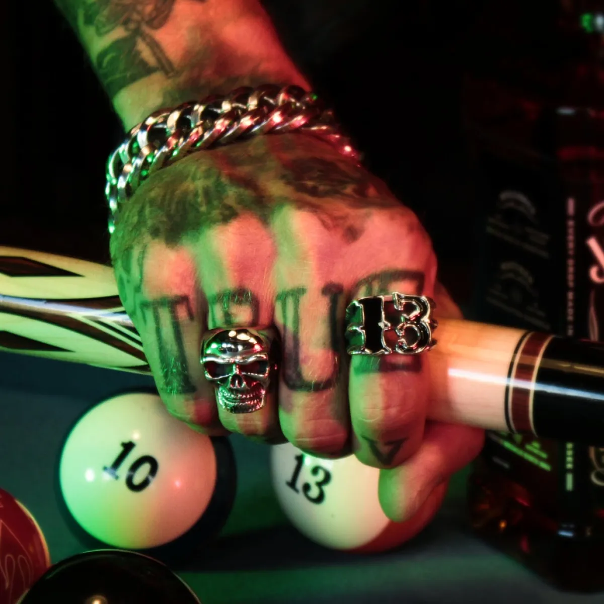 Discount Terässormus - Lucky Skull Bikerit|Punk!