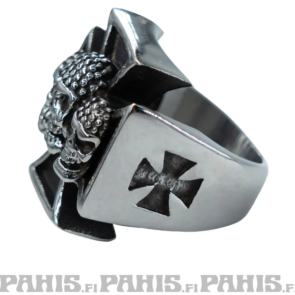 Sale Terässormus - Maltese Cross Skull Terässormukset|Sormukset