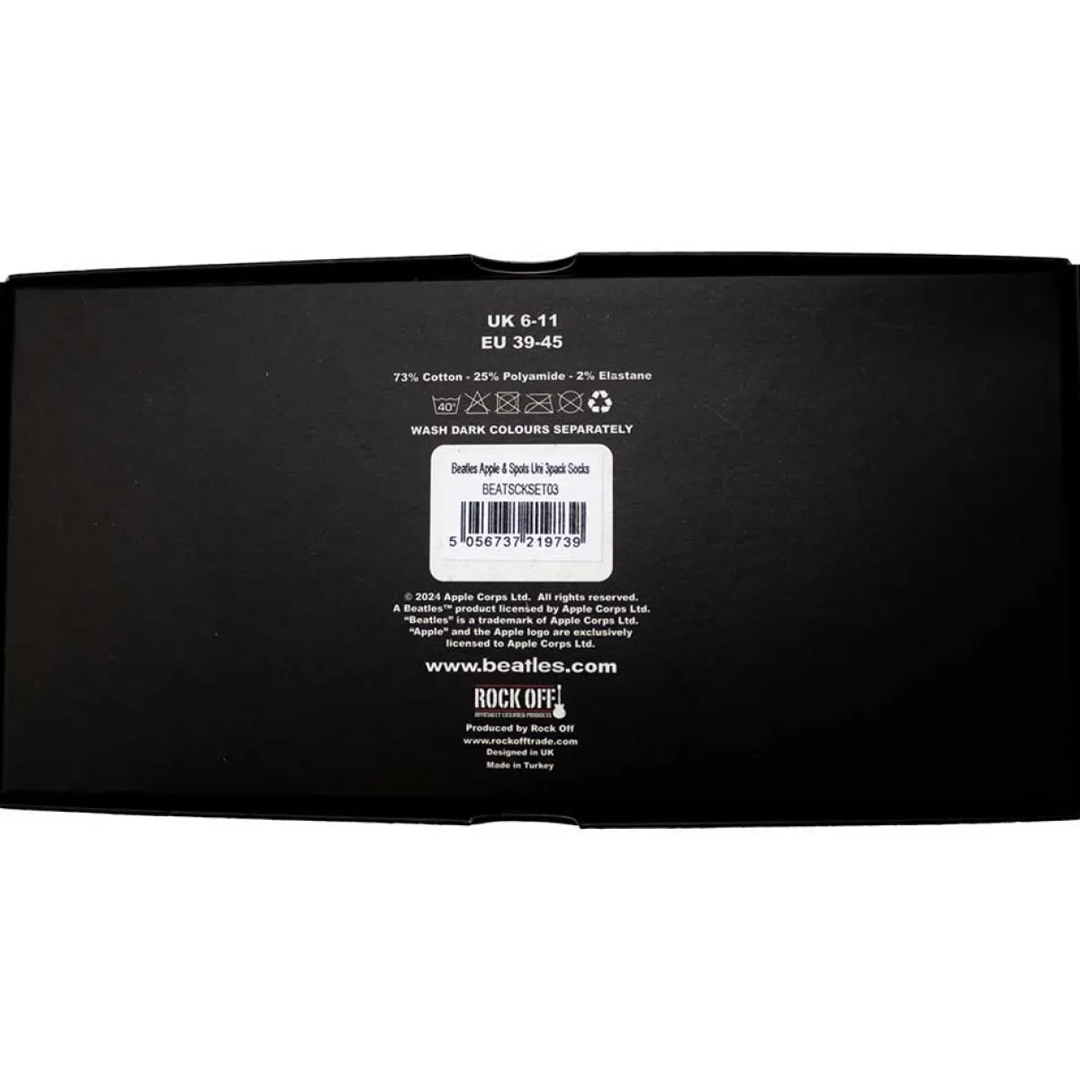 Sale The Beatles Apple & Spots - Nilkkasukat, 3 paria Sukat|The Beatles