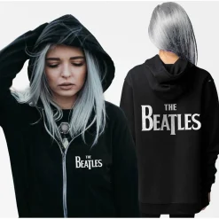 New The Beatles Drop T logo - Naisten huppari Hupparit|Bändipaidat