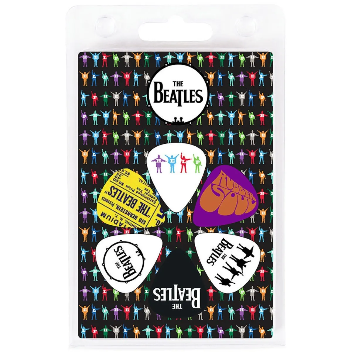 Clearance The Beatles: Help! - Plektrasetti 6kpl Plektrasetit|The Beatles