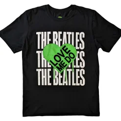 The Beatles: Love Me Do Graffiti Heart - T-paita Hippikamaa|Bändipaidat