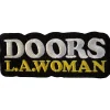 Best The Doors: LA Woman text logo on black - Kangasmerkki The Doors|Kangasmerkit