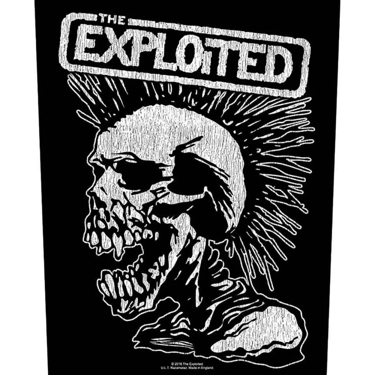Online The Exploited Vintage Skull - Selkämerkki The Exploited|Punk!