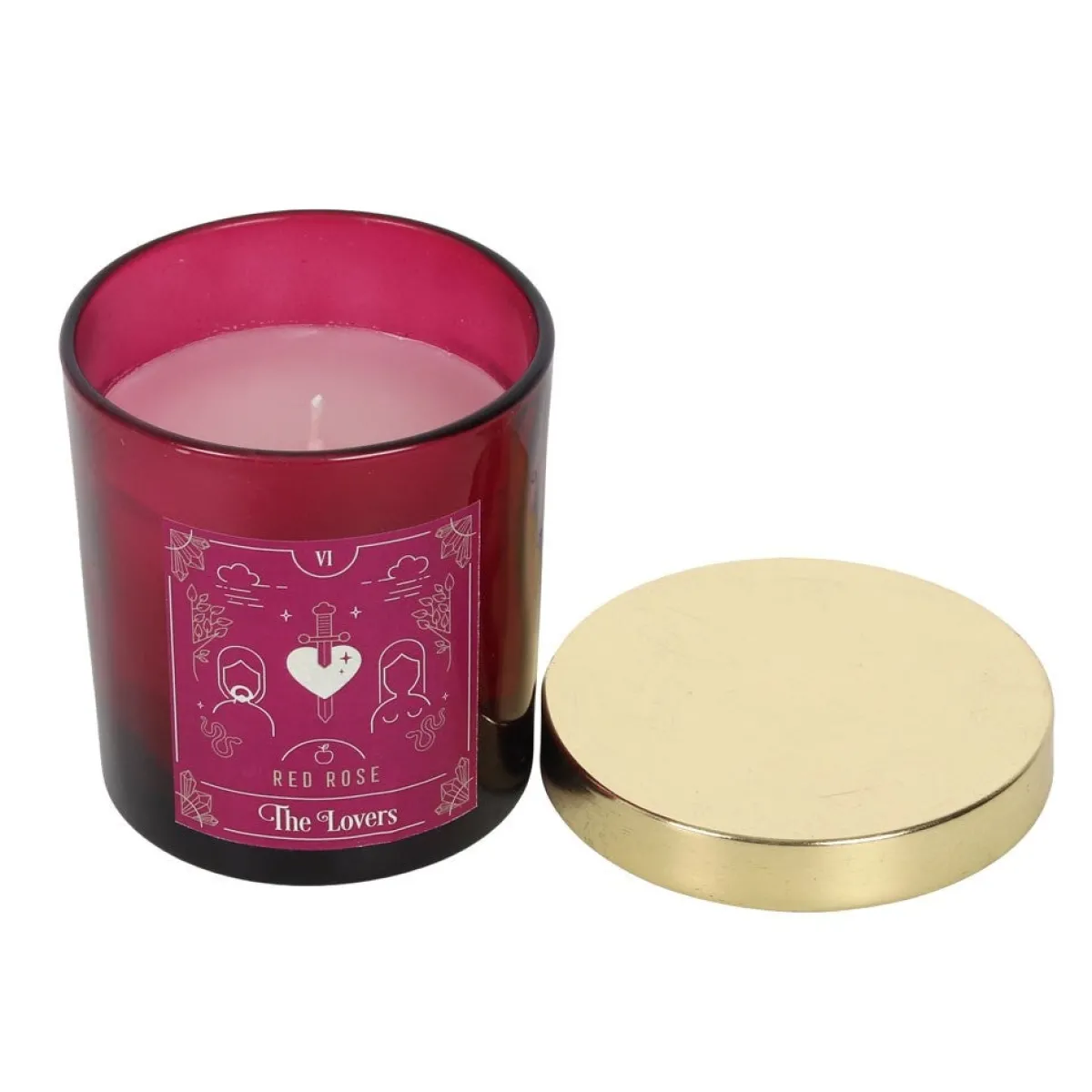Clearance The Lovers Red Rose Tarot - Kynttilä Tarot Tuotteet|Ystävälle