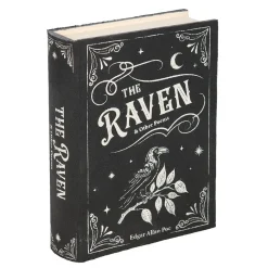 Clearance The Raven - Kirjan muotoinen säilytysrasia Goottikamaa|Hyllyt & Säilytys