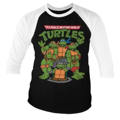 Hot TMNT Group - 3/4 hihainen baseball paita Pitkähihaiset|Pitkähihaiset Paidat