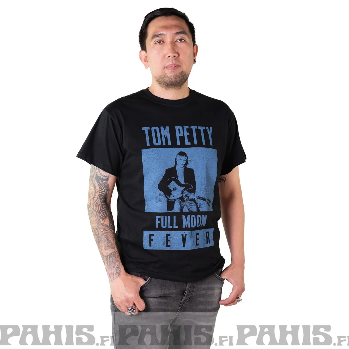Online Tom Petty & The Heartbreakers: Full moon fever blue - T-paita T-Paidat|Bändipaidat