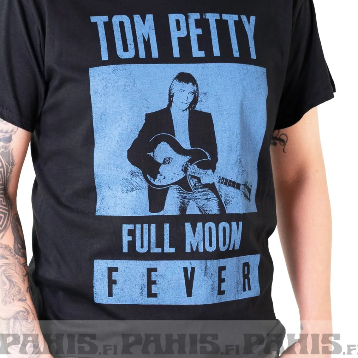 Online Tom Petty & The Heartbreakers: Full moon fever blue - T-paita T-Paidat|Bändipaidat