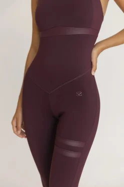 Sale Nicole Jumpsuit - haalari, Burgundy Purple Sport|Haalarit Ja Bodyt