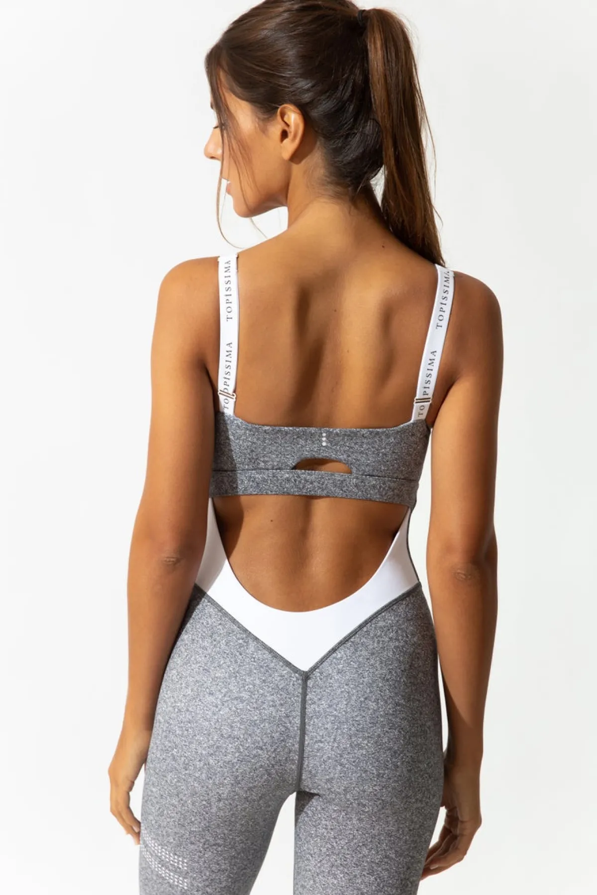Olivia Jumpsuit -urheiluhaalari, Zen Gray Sport|Haalarit Ja Bodyt