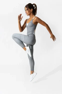 Olivia Jumpsuit -urheiluhaalari, Zen Gray Sport|Haalarit Ja Bodyt