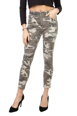 Online Studded camo - Naisten Housut Urban Wear Katukamaa|Muut Housut