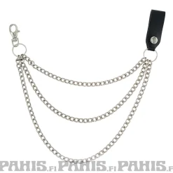 Outlet Triple chain avainketju nahka kiinnikkeellä Avainketjut|Bikerit