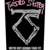 Clearance Twisted Sister We’re Not Gonna Take It- Selkämerkki Twisted Sister|Selkämerkit