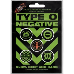 Best Type O Negative Slow, Deep & Hard - Pinssisetti Pinssit Ja Rintanapit|Type O Negative