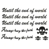 New Until the end - siirtotatuointi Siirtotatuoinnit