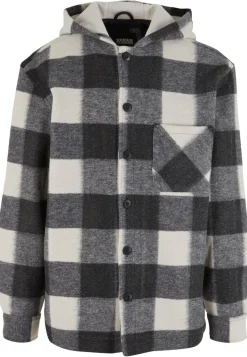 Online Big Check Jacket With Hood - Välikausitakki Urban Wear Katukamaa|Takit