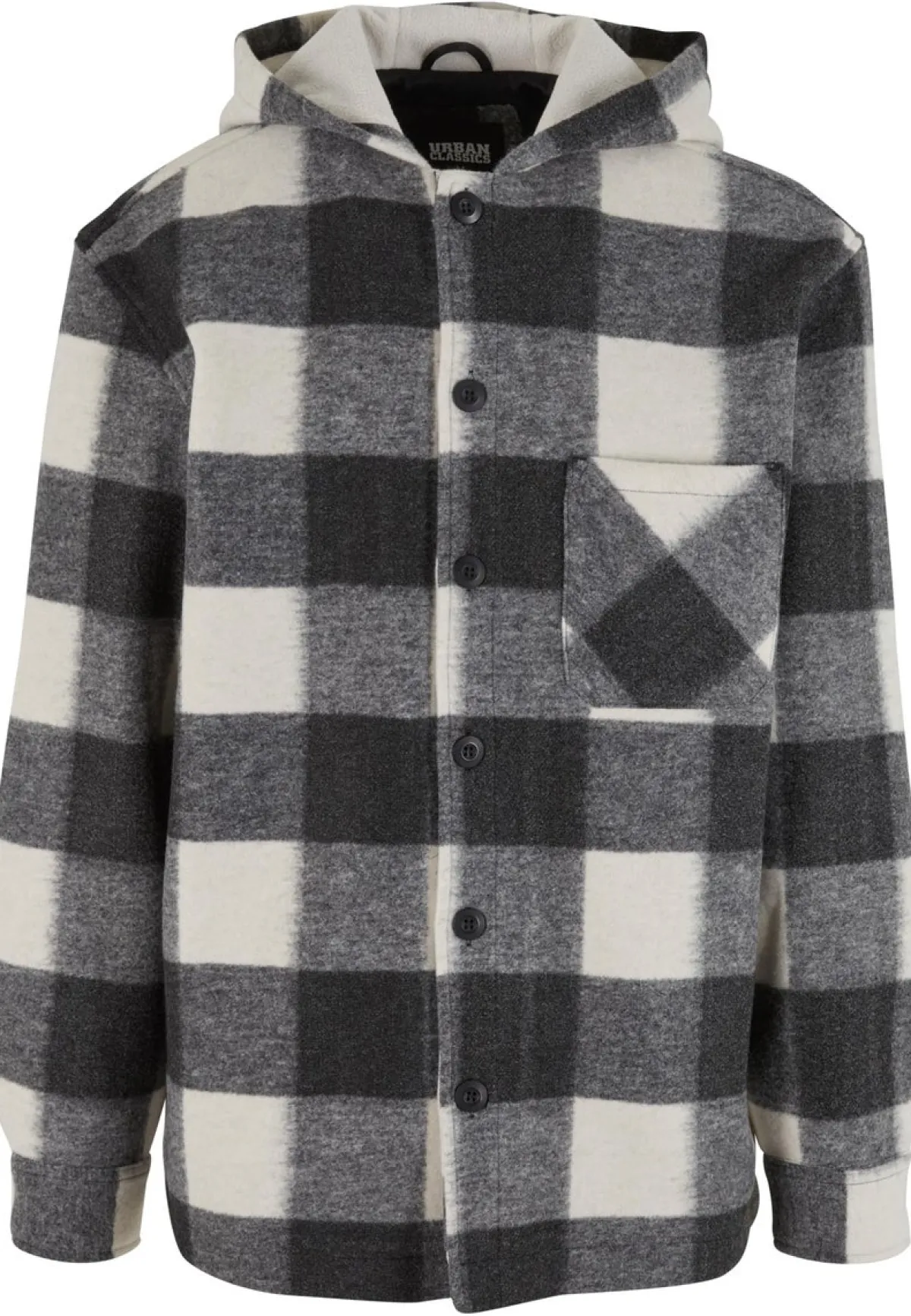Online Big Check Jacket With Hood - Välikausitakki Urban Wear Katukamaa|Takit