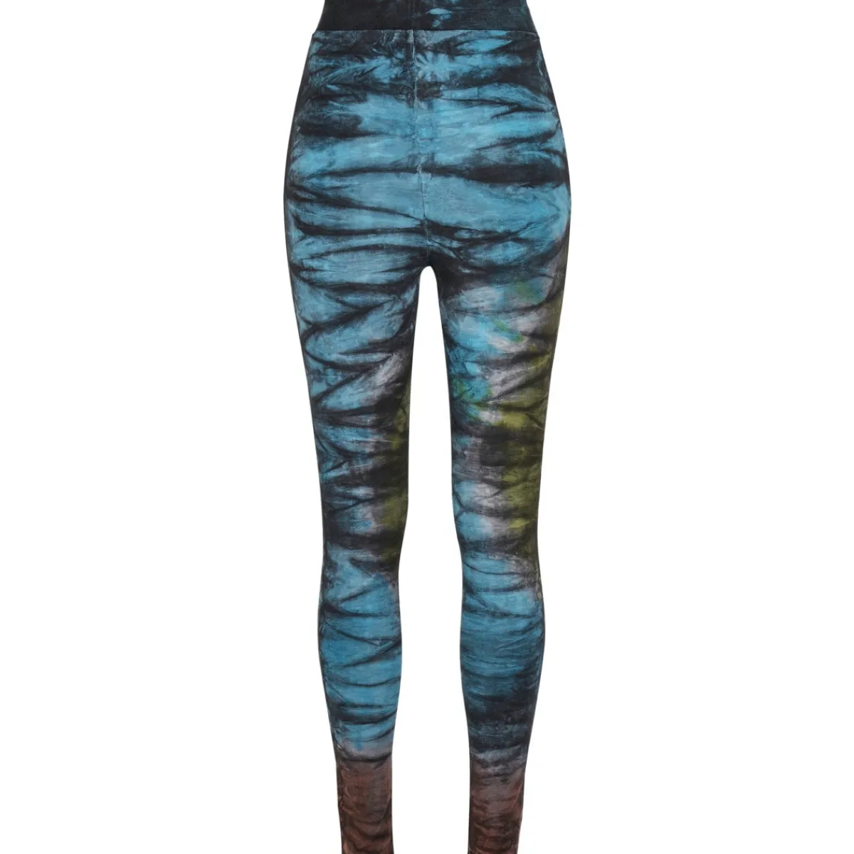Cotton Tie Dye High Waist - legginsit, black Leggingsit|Hippikamaa