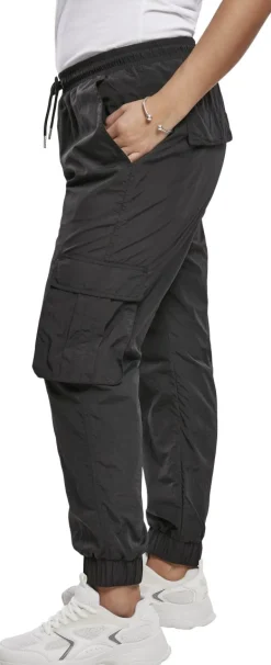 Online High Waist Crinkle Nylon Cargo Pants -Naisten reisitaskuhousut Reisitaskuhousut|Urban Wear Katukamaa
