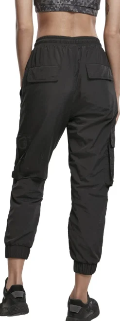 Online High Waist Crinkle Nylon Cargo Pants -Naisten reisitaskuhousut Reisitaskuhousut|Urban Wear Katukamaa