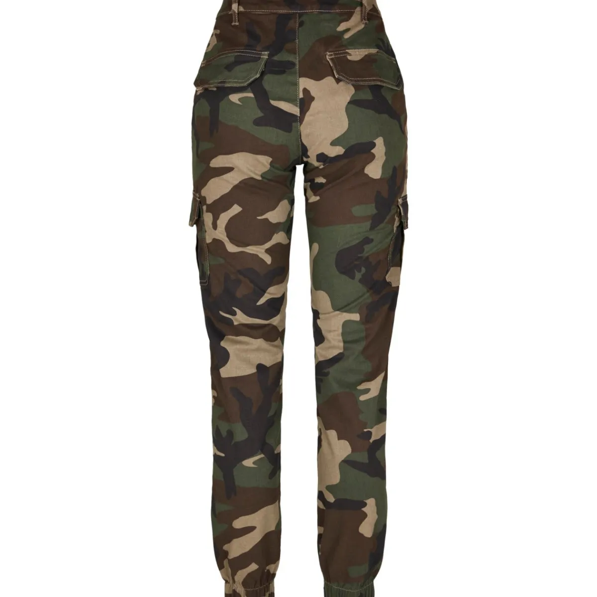 Discount High Waist - Naisten reisitaskuhousut, woodcamo Reisitaskuhousut|Urban Wear Katukamaa