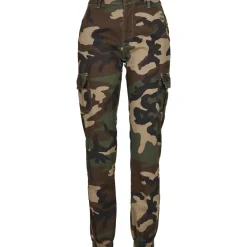 Discount High Waist - Naisten reisitaskuhousut, woodcamo Reisitaskuhousut|Urban Wear Katukamaa