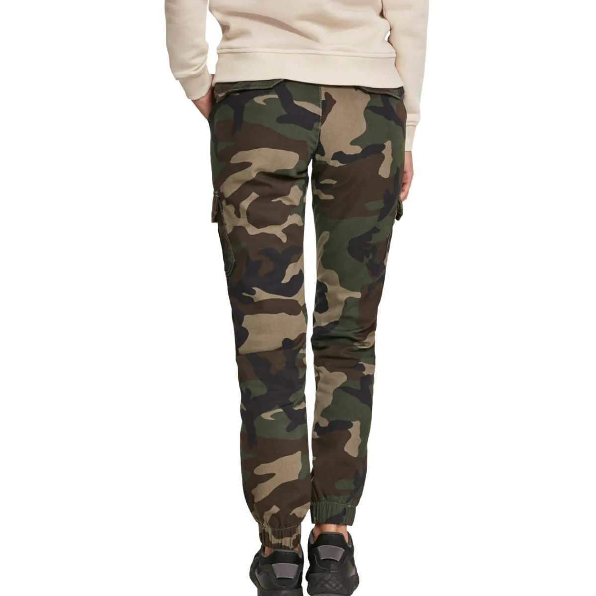 Discount High Waist - Naisten reisitaskuhousut, woodcamo Reisitaskuhousut|Urban Wear Katukamaa