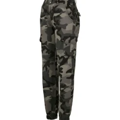 Clearance High Waist - Naisten reisitaskuhousut, darkcamo Reisitaskuhousut|Urban Wear Katukamaa
