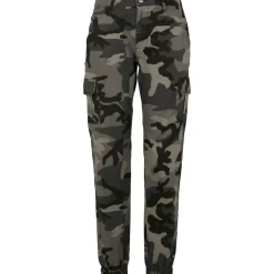 Clearance High Waist - Naisten reisitaskuhousut, darkcamo Reisitaskuhousut|Urban Wear Katukamaa