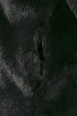 Clearance Hooded Teddy - Naisten välikausitakki, musta Takit|Urban Wear Katukamaa