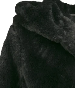 Clearance Hooded Teddy - Naisten välikausitakki, musta Takit|Urban Wear Katukamaa