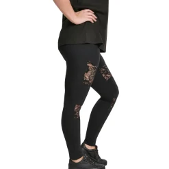 Sale Laces Inset - Legginsit, black Leggingsit|Urban Wear Katukamaa