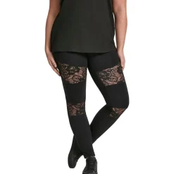 Sale Laces Inset - Legginsit, black Leggingsit|Urban Wear Katukamaa