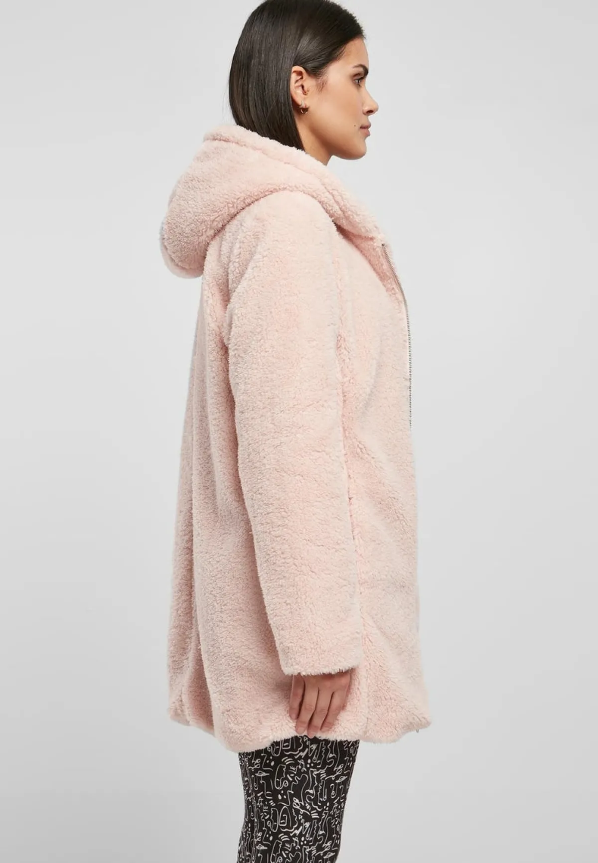 Outlet Ladies Sherpa Jacket - Naisten välikausitakki, pink Takit|Urban Wear Katukamaa