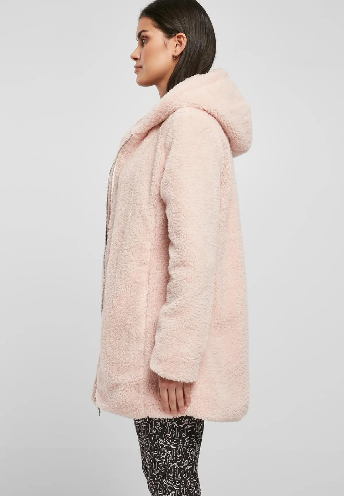 Outlet Ladies Sherpa Jacket - Naisten välikausitakki, pink Takit|Urban Wear Katukamaa